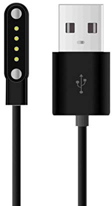 Smart Charging Cable Charger Compatible Zinc Alloy Adsorption Charging Data Cable USB Magnetic Charging Cable Fitness Smartwatch and Accessories for Children's Watches