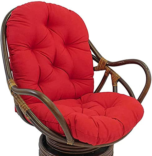 TMXK Sitzkissen fr Rattansessel Auflage fr Rattanmbel Sitzpolster Rckenlehne mit Schnre Gartensessel 120 x 60cm