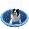 Aspersor de Juegos de Agua niños Almohadilla de Aspersor de Juego Perros Piscina de Verano Portátil para Mascotas (100CM, Color Aleatorio)
