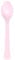 Amscan 9915409-201 - Light Pink Eco-Friendly Re-usable Plastic Party Spoons - 24 Pack
