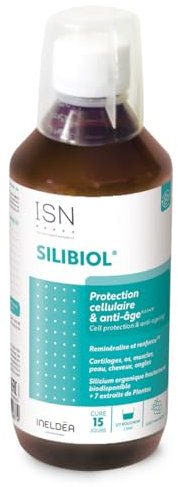 ISN - Ineldea Santé Naturelle Silibiol Buvable - Complément alimentaire à base de Silicium organique et plantes - Protection cellulaire & anti-âge - Flacon 500 ml - Cure 15j