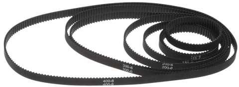 sourcing map 8 Stück 2GT Zahnriemen mit geschlossener Schleife, verschiedene Größen, 110 mm, 112 mm, 122 mm, 158 mm, 200 mm, 280 mm, 300 mm, 400 mm Länge, 6 mm Breite, 3D-Drucker-Zahnriemen
