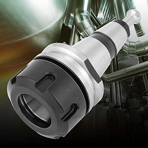 ISO30 Tool Holder, ISO30 ER32 45L Balance Collet Chuck Stainless Steel CNC Milling Lathe Tool Holder G2.5 30000RPM Silver and Black, Drill Chucks