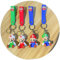 Super Ma-rio Schlüsselanhänger Silikon Schlüsselbund, 4Pcs Super Ma-rio PVC Keyring, Ma-rio Figuren Schlüsselring, 3D Puppe Schlüsselanhänger, für Schlüsse, Schultasche, Bag, Geburtstagsgeschenk