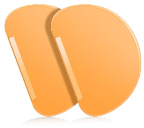 2PCS Flexible Bowl Scraper Silicone Bench Dough Spatula Multipurpose Curved Pastry Plastic Bowl Scraper Mixing Bowl Scraper Cutter for Cake Icing Bread Fondant Baking Sourdough Bread Juice Groove