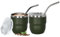 4oz Stackable Cup, Vacuum Insulated Espresso Cup Set of 2, Espresso Shot Glass for Coffee, Double Wall Stainless Steel Mini Tumbler Shot Glasses with Straw and Lid
