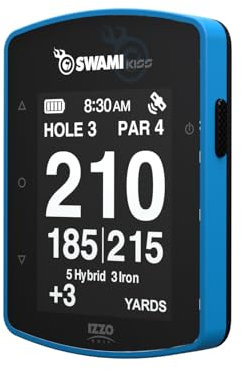 Swami Kiss 2.0 Golf-GPS-Ragnefinder mit integrierten Magneten, Blau