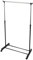 Well Home Étagère porte-manteau avec roulettes en acier inoxydable H.90-160 cm