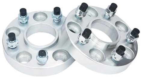 DNZOGW Spurverbreiterungen Für Volvo Für S60 Für S80 Für S90 Für XC60 2PCS 5X10 8 63,4 MM M14X 1,5 Aluminium Rad Spacer Adapter(25mm 2PCS)