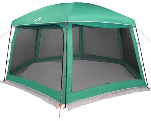 vidaXL Poolzelt mit abnehmbarem Überzelt Netzwänden Meergrün 618x532cm, Pooldach, Pool-Pavillon, wasserdichtes Zelt, Poolpartyzelt, Poolüberdachung