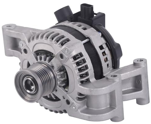Bapmic Lichtmaschine 120A Generator Kompatibel mit F.or.d C-MAX 2.0L 2007-2010 Focus II 1.8L 2003-2007 Vo.l.vo C30 S40 2 V50 1.8 2.0 CW,6-Groove Clutch Pulley,AS-RC-LI 1042103760