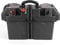 Motor Power Battery Box for Small Boats, Suitable for Group 24 and 27 Batteries, with USB & 12V Port, Designed for Easy Access