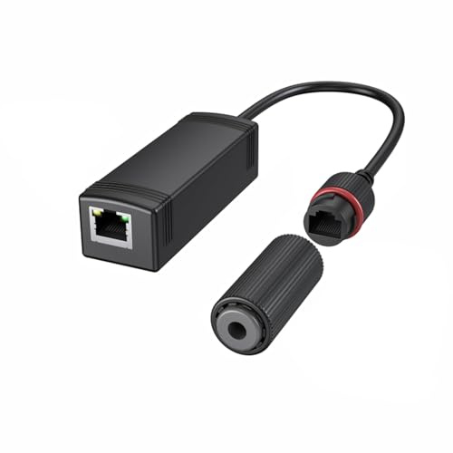 Revodata Gigabit 48 V auf 24 V PoE Konverter, 25 W Max, 10/100/1000 Mbps, für Power Passive 24 V Board-Geräte, Plug and Play (PD3002G)