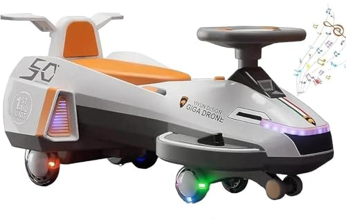 NMM Elektroauto für Kinder, Kinderauto Elektrisch mit Pedal, Kinderauto mit Lichtern und Musik,Elektro Auto Fuer Kinder ab 3 Jahre