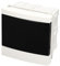 EDO Coffret de Distribution Encastré 1 Rangée pour 4 Modules 14 x 14 x 9,5 cm IP40 - Blanc Boîtier Électrique en ABS - Coffret Électrique pour Installations Intérieures
