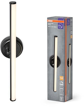 Osram Nightlux LED-Leuchte Stick schwarz, 3000 K, dimmbar mit Touch-DIM, USB-Akku und Magnetplatte, für Schränke, Regale, Flure oder Kinderzimmer