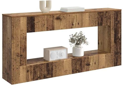 vidaXL Konsolentisch Altholz 155 x 29 x 74 cm Holzwerkstoff