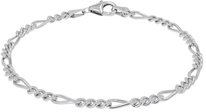 Amor Armband 925 Sterling Silber Unisex Damen Herren Armschmuck, 19 cm, Silber, Kommt in Schmuck Geschenk Box, 9048311