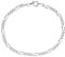 Amor Armband 925 Sterling Silber Unisex Damen Herren Armschmuck, 19 cm, Silber, Kommt in Schmuck Geschenk Box, 9048311