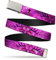 Buckle Down Herren Web Belt Tattoo Johnny Fairies 1.25 Gürtel, Mehrfarbig, 3 cm Breit-107 cm hosengröße