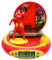 LEXIBOOK, The Avengers Iron Man, Projector Alarm Clock for kids, Nightlight and time projection to the ceiling, Sound Effects, Battery-powered, Red, RP510AV