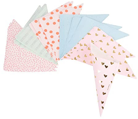 Papiertüten Pastel Hot Foil, 15 Stück, 170 x 170 mm, Papier Mehrfarbig