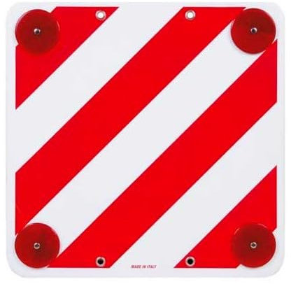 Panneau de signalisation arrière homologué CEE Plastic ALU Signal Fiamma (sauf Espagne & Italie)