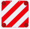 Panneau de signalisation arrière homologué CEE Plastic ALU Signal Fiamma (sauf Espagne & Italie)