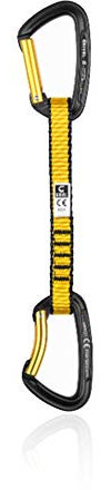 Grivel All-Round Alpha Expressset, 16 cm, Gelb, Schwarz, Metall, D-Form, non-locking, 1 stück