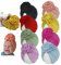 Yili Maizi Baby Turban Neugeborenes Baby Mädchen Krankenhaus Mütze Baumwolle Kleinkind Kinderzimmer Beanie Headwrap Bohemia Donuts Cap, Style 02–8 Stück rote Blumenhute