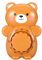 Agatige 60 Mins Egg Timer, Cute Bear Mechanical Wind Up Kitchen Timer Kitchen Timer Manual Cooking Baking Countdown Alarm for Cooking Boiling Eggs Water(Brown)