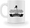 Galeriemode Eishockey Tasse mit Spruch - Tasse -M-Weiß