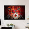 Burning Drum Vintage Rock Music Poster Wall Art Banner Heavy Metal Art Band Logo Wallpaper Tapestry Canvas Painting Wall Sticker
