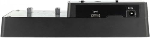 DELOCK 64124 Docking Station für USB 3.2 Gen 2 (3.1 Gen 2) Type-C Schwarz