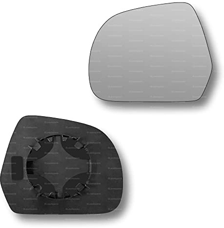Less4spares Replacement Wing Mirror Glass Left Compatible with Dacia Duster 2010-2014 CLIP-ON Passnager Near Side N/S Convex