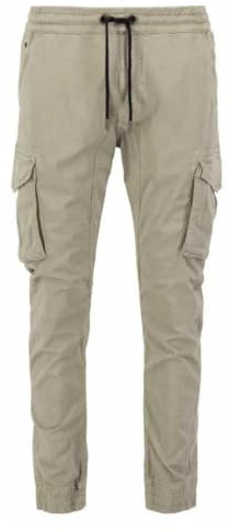 Alpha Industries Cotton Twill Jogger Casual Trousers for Men Vintage Sand