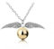 ysister Goldener Schnatz Kette armband für Fans Geschenke Sammlung oder Dekorationen Magical Cosplay Kostüm Schmuck Geschenk Kreatives Geschenk fanartikel