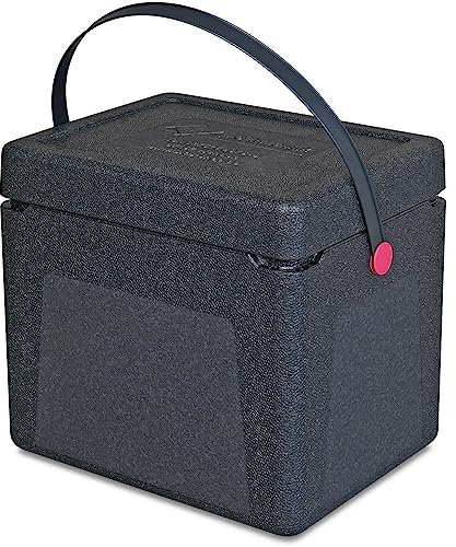 BRB Thermobox/Kühlbox/Transport- und Isolierbox, Inhalt 33 Liter, Clip pink
