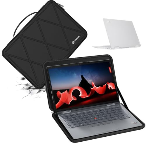Smatree Housse de Protection Rigide en EVA Compatible avec Lenovo ThinkPad X1 Yoga Gen 8/7/6 2 en 1, ThinkPad X1 Carbon Gen 11/10, pour Lenovo IdeaPad Flex 5i/5 2 en 1, ThinkBook 14 (X8248)