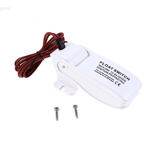 Yardwe 12v Bilgenpumpe Schwimmersensor Wasserstandsregler Für Boot Weiß A05-202001