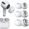 3 Pairs Replacement Earbuds for Airpods Pro and Airpods Pro 2nd Generation Silicone Earbuds with Noise Reduction Hole Fit in The Charging Case (S/M/L White)