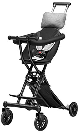 ZONABSQQ Kinderwagen Hot Mom Kinderwagen ， Hohe Landschaft und modischer Kinderwagen ， Leichter Kinderwagen mit kompakter Faltung ， Einstellgriff Komfort und Sicherheit