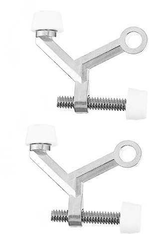 SEWACC 2pcs Zinc Alloy Door Hinge Stoppers Draft Excluder for Home Office Hotel