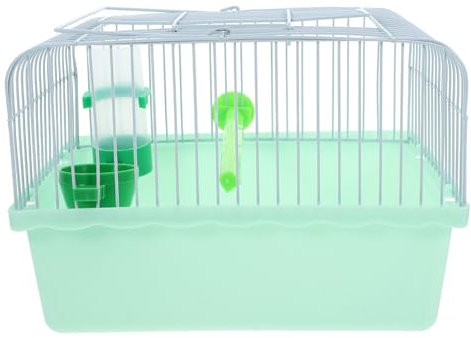 Toddmomy Kleiner Käfig Für Vögel Vogelkäfig Reisekäfig Papageienkäfig Für Vögel Und Kleintiere (Hellgrün)