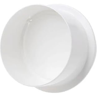 NHJSDLLMNZ Fan check valve ﻿ 4 '' ~ 8 '' Plastic Round Locking Back Damper For Inline Extractor Fan Vent Return Shutter Check Valve(100mm)