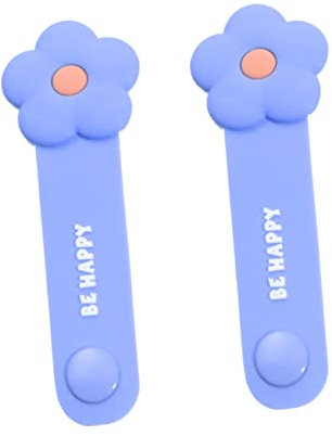 OSALADI 2pcs Silicone Headphone Cord Organizer Mini Cable Reel Holder for Organize Cables Headphone Winder with Button for Easy Use