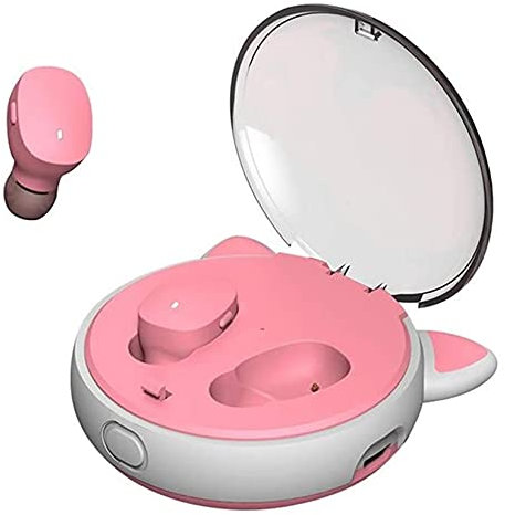 T7anpmmazz Auriculares inalámbricos 6H Playtime Bluetooth 5.0 IPX8 Control táctil a prueba de agua Auriculares inalámbricos Bluetooth con micrófono Auriculares internos bajos profundos micrófono