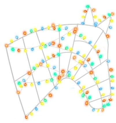 Metall Girlande Flamme - Metall Girlande Rahmen Girlande Einzeldraht | Herbstkranz-Zubehör, Partydekorationsset für Urlaub, Dich