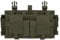 KRYDEX GEAR Tactical MF IV Placard 556 & 9mm Magazine Pouch SCARAB Plate Carrier Vest (Ranger Green)