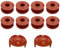 Bobine fil coupe bordure de rechange WA0010 compatible pour Worx WG150 WG155 WG160 WG165 WG170 Ø 1,65mm L3m [Lot 8 bobines 2 couvercles] Phonillico